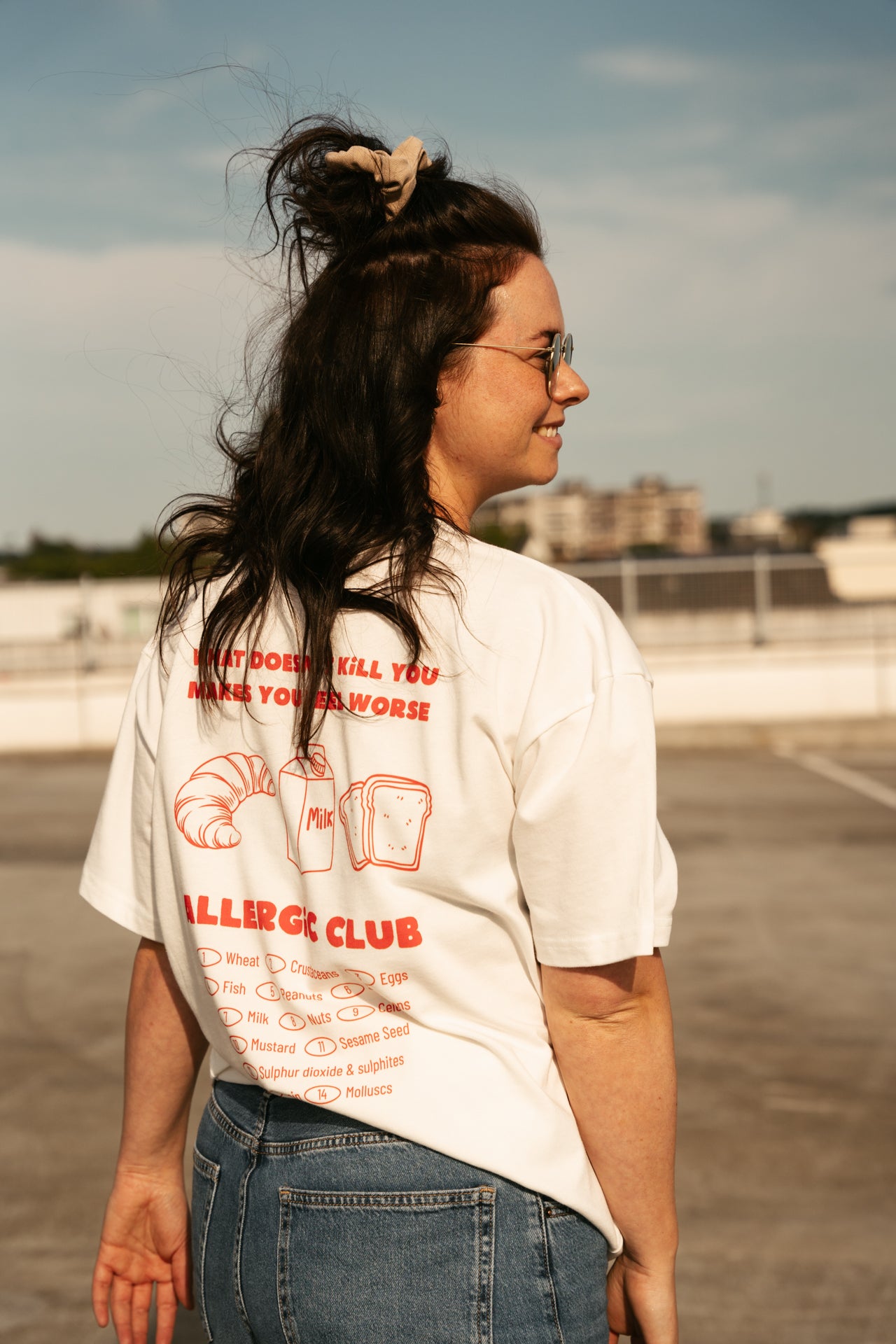 ''Allergic Club'' 240GSM Oversized