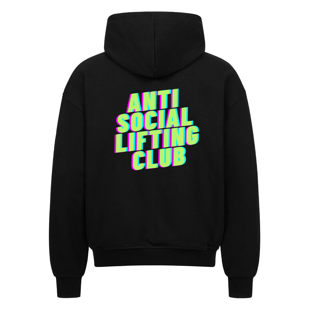 Anti Social Oversized 430GSM Zipper Hoodie Oversized Lab