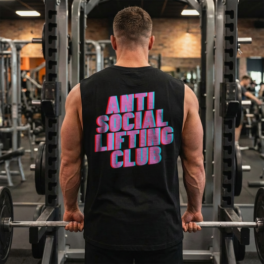 "Anti Social"  Oversized 180 GSM Tee